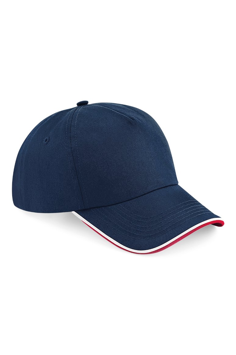 Beechfield Authentic 5 Panel Cap - Piped Peak